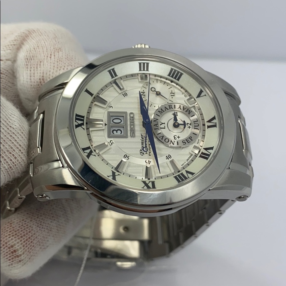 Seiko Premier kinetic date watch SNP091P1 - Picture 5 of 6